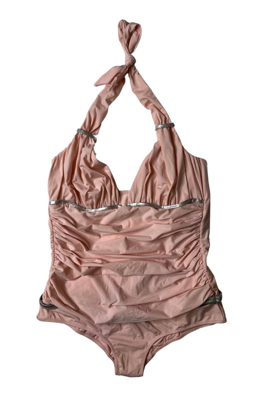 2-7 LA PERLA NWT Women's Swimsuit One Piece Pink Size 38C